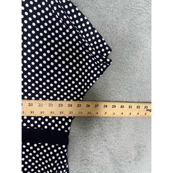 Lands end womens maxi dress short sleeve polka dot jersey cotton stretch 2X - Picture 6 of 6